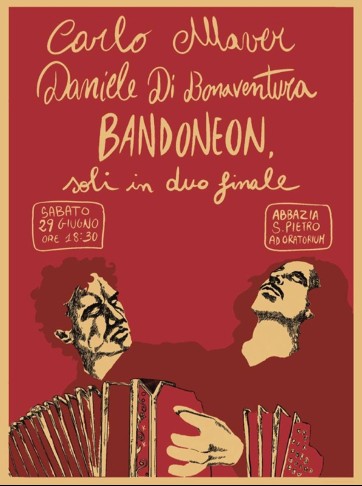 Manifesto del concerto Bandoneon soli e in duo finale